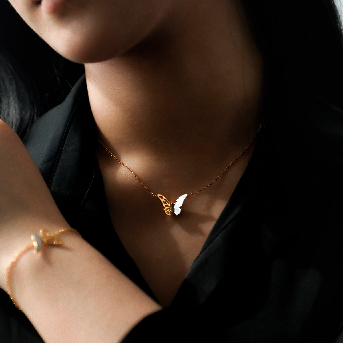 RAWNESS Whispering Wings Butterfly Necklace RAWNESS