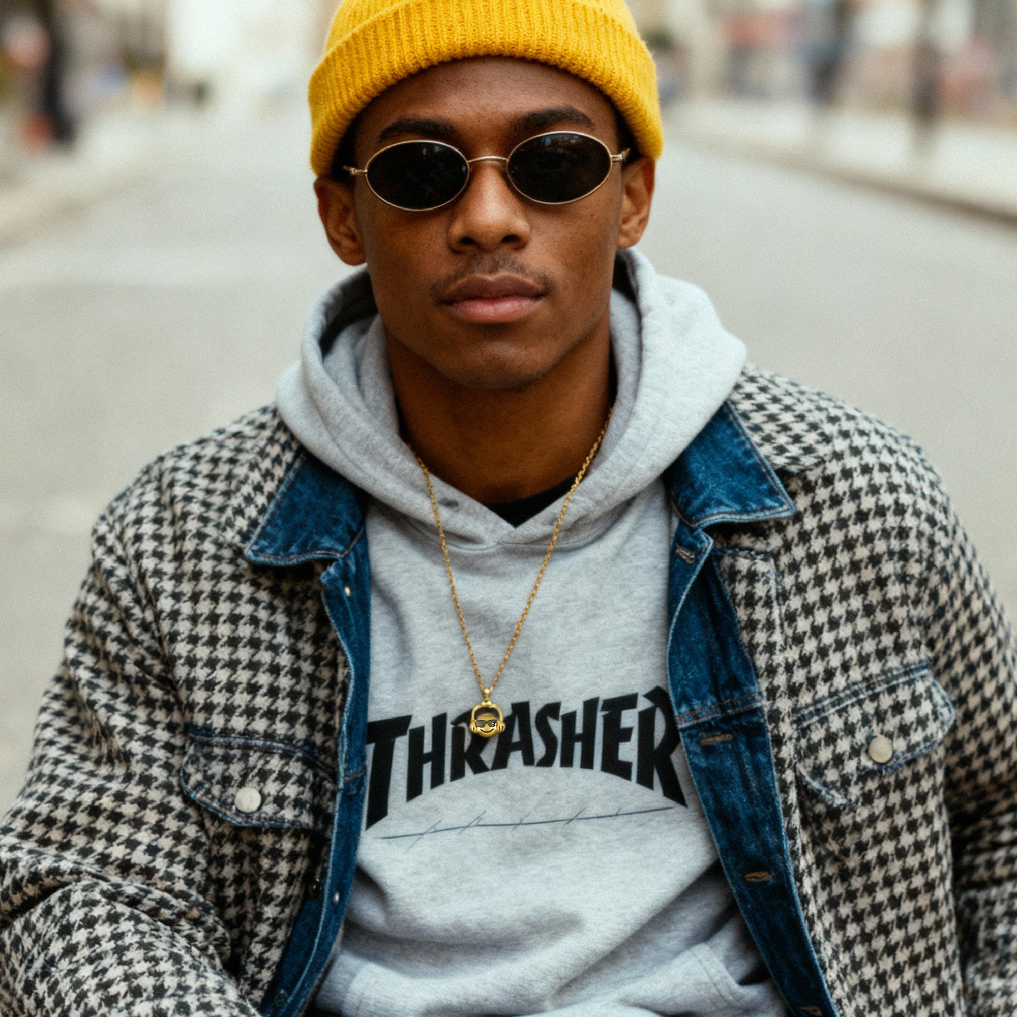 RAWNESS Dual-Mood Emoji Necklace RAWNESS