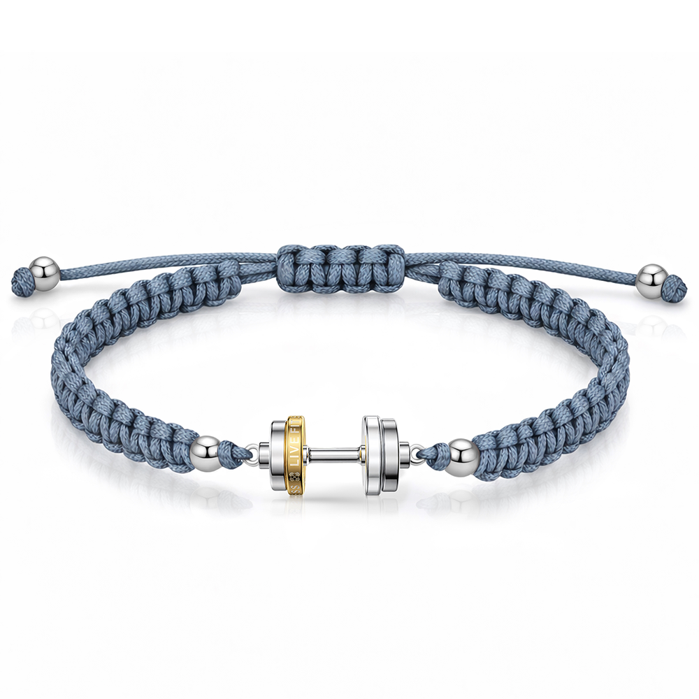 Ceramic Dumbbell Cord Bracelet RAWNESS® | Where Fitness Meets Fashion