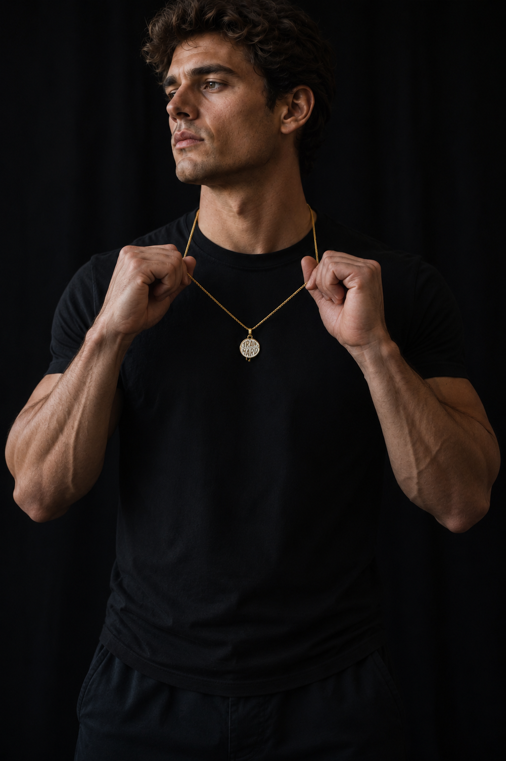 Train Hard Sweat Coin Necklace | RAWNESS RAWNESS®