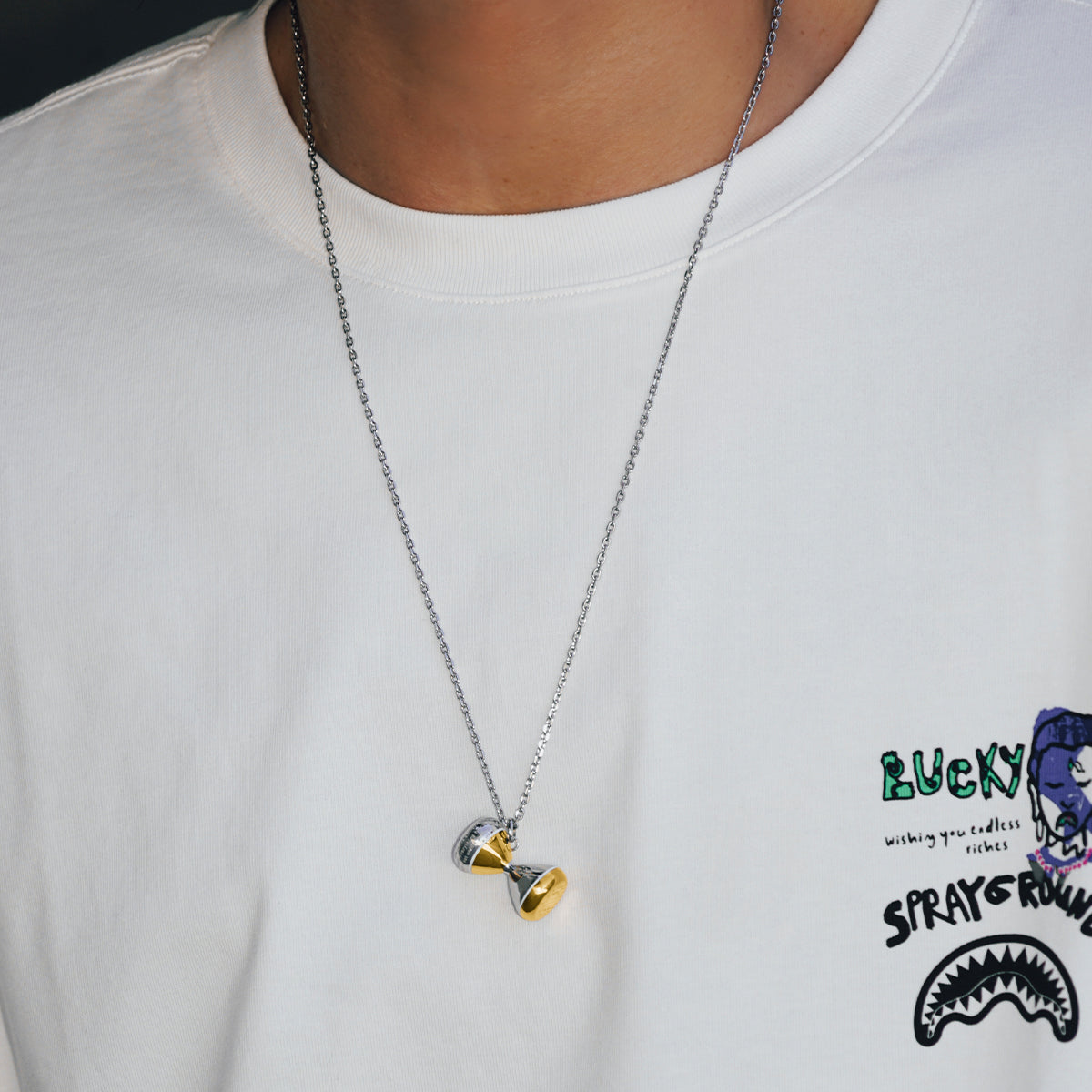 RAWNESS Hourglass Pendant Necklace RAWNESS