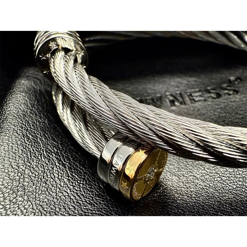 RAWNESS Fitness Battle Rope Bracelet Titanium Steel RAWNESS