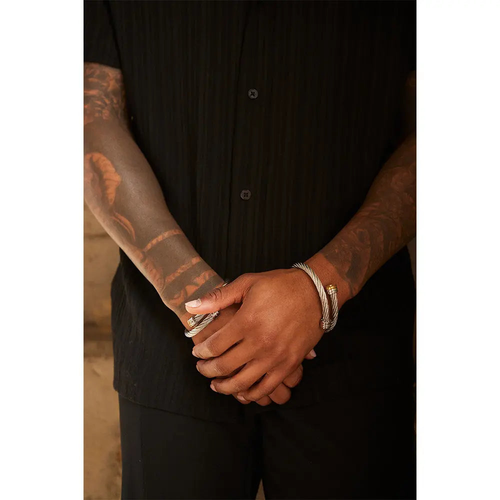 RAWNESS Fitness Battle Rope Bracelet Titanium Steel RAWNESS