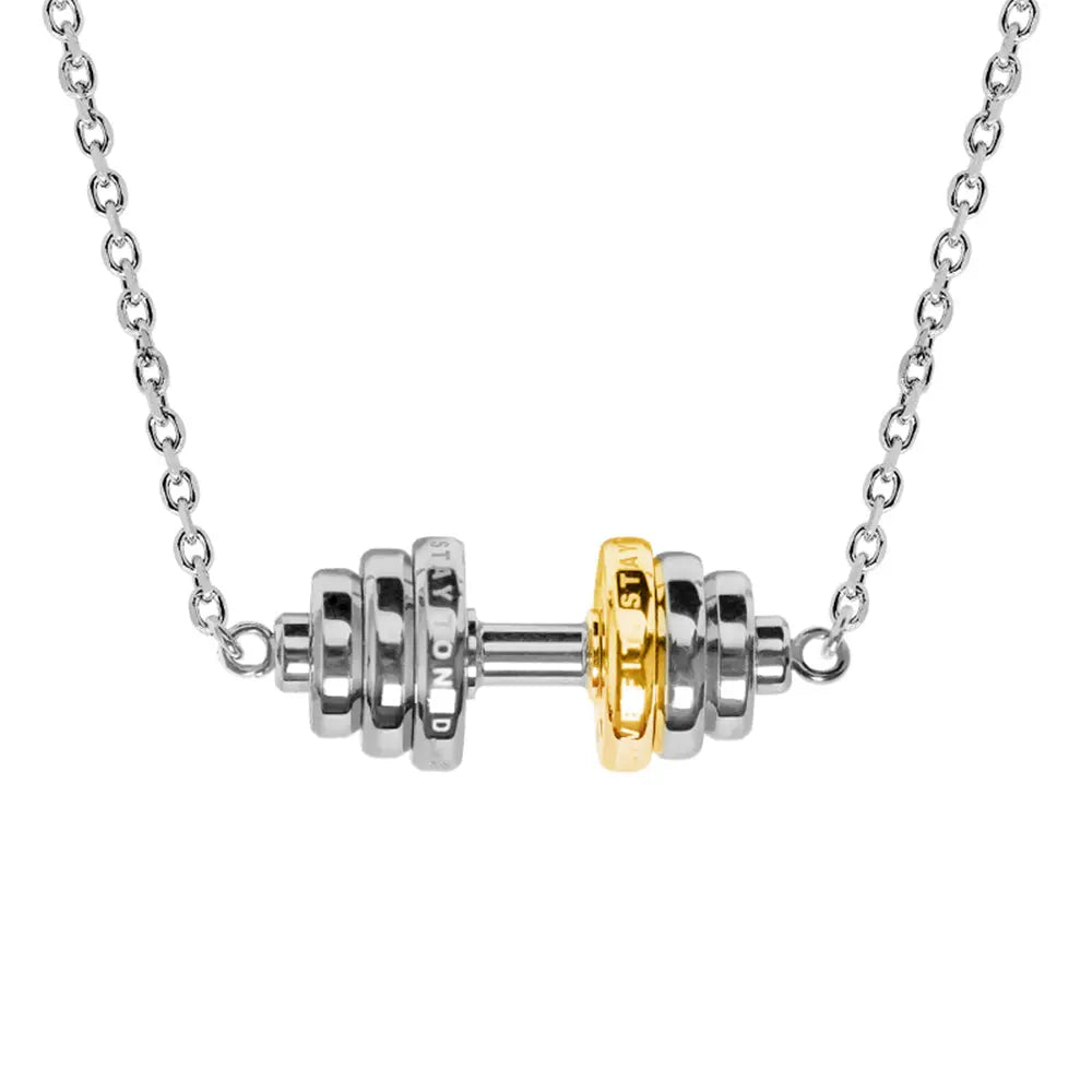 RAWNESS Necklace Barbell Pendant Choker Unisex - RAWNESS