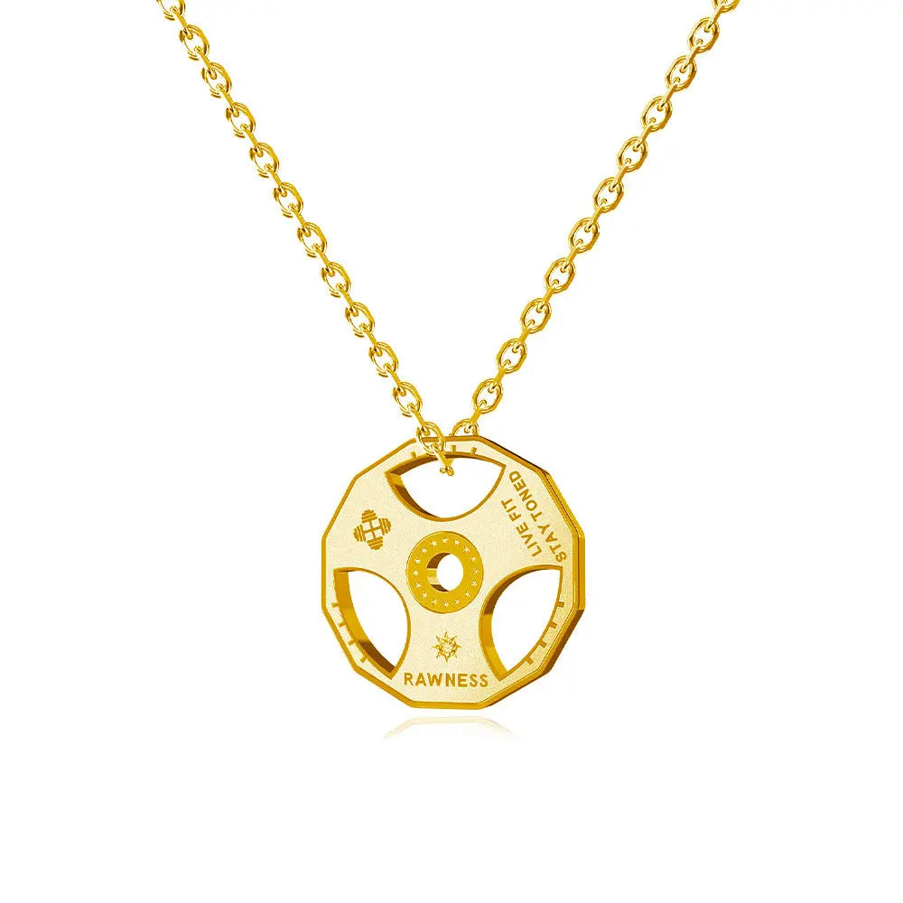 RAWNESS Necklace Basic Weight Plate Pendant - RAWNESS