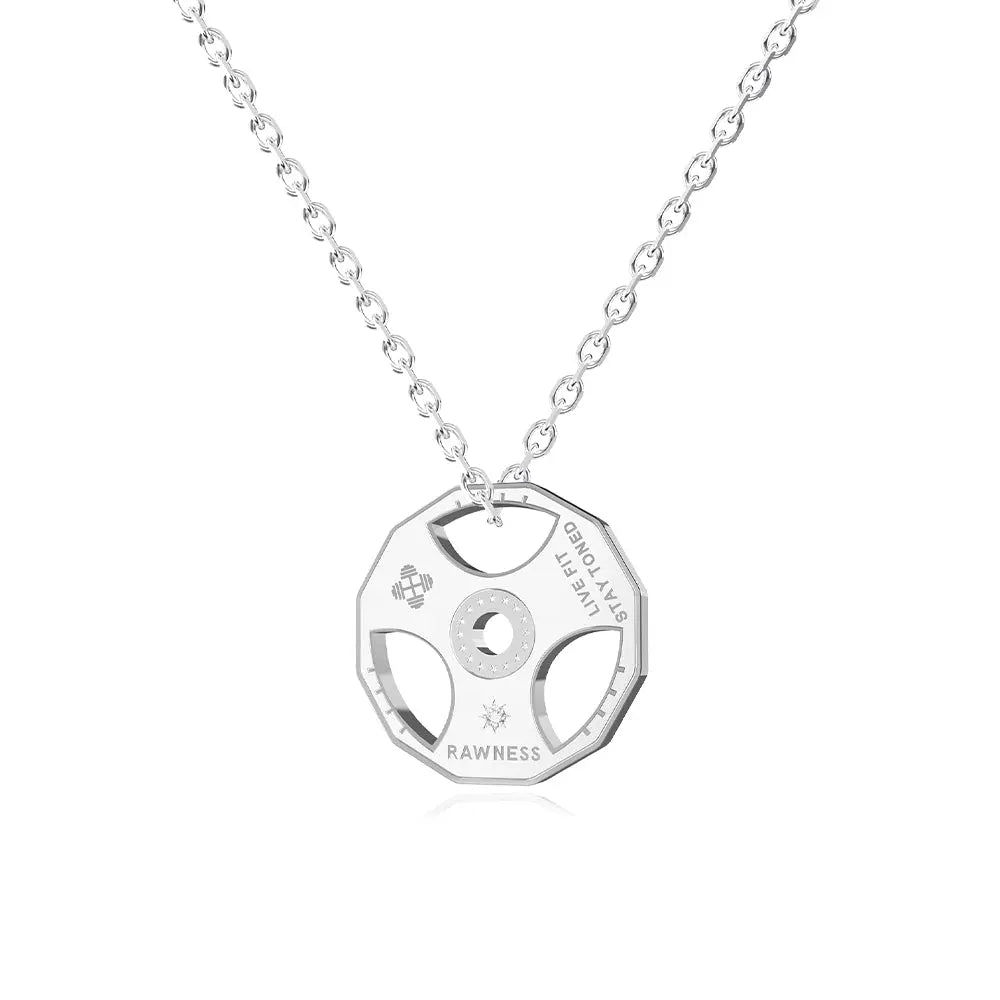 RAWNESS Necklace Basic Weight Plate Pendant - RAWNESS