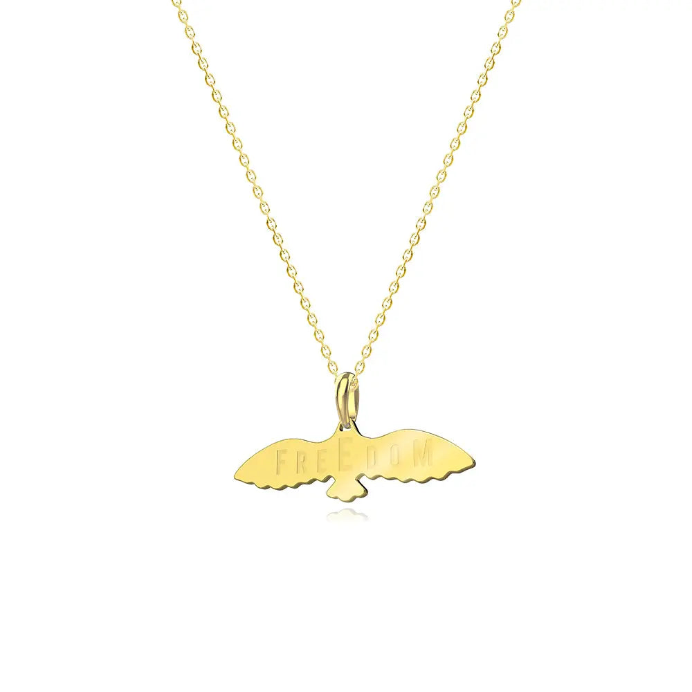 RAWNESS Necklace Charm of Freedom Bird Pendant - RAWNESS