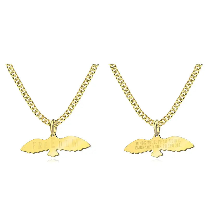 RAWNESS Necklace Charm of Freedom Bird Pendant - RAWNESS