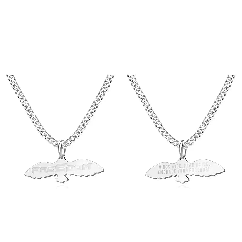 RAWNESS Necklace Charm of Freedom Bird Pendant - RAWNESS