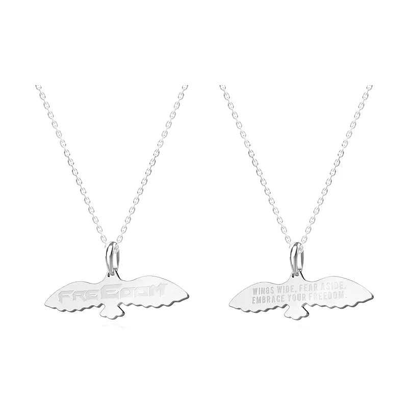 RAWNESS Necklace Charm of Freedom Bird Pendant - RAWNESS