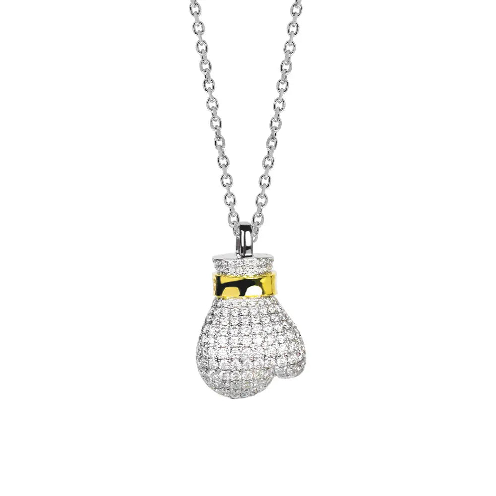 RAWNESS Necklace Diamond Boxing Glove Pendant RAWNESS