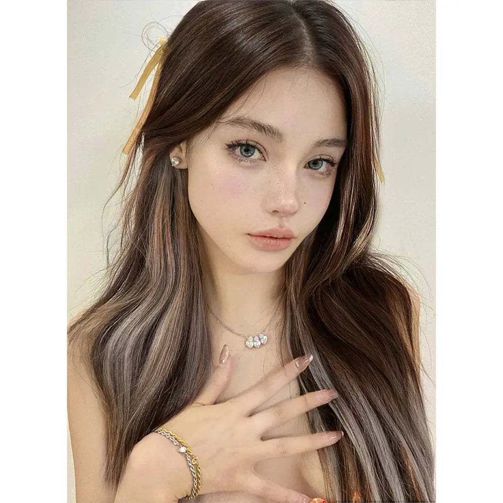 RAWNESS Necklace Drip Trio Moissanite Pendant Choker - RAWNESS