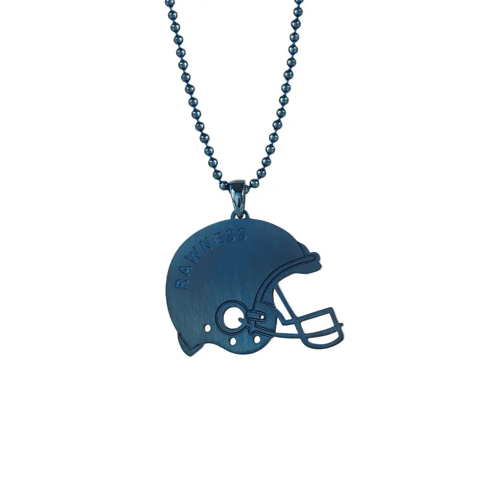 RAWNESS Necklace Football Helmet Pendant RAWNESS