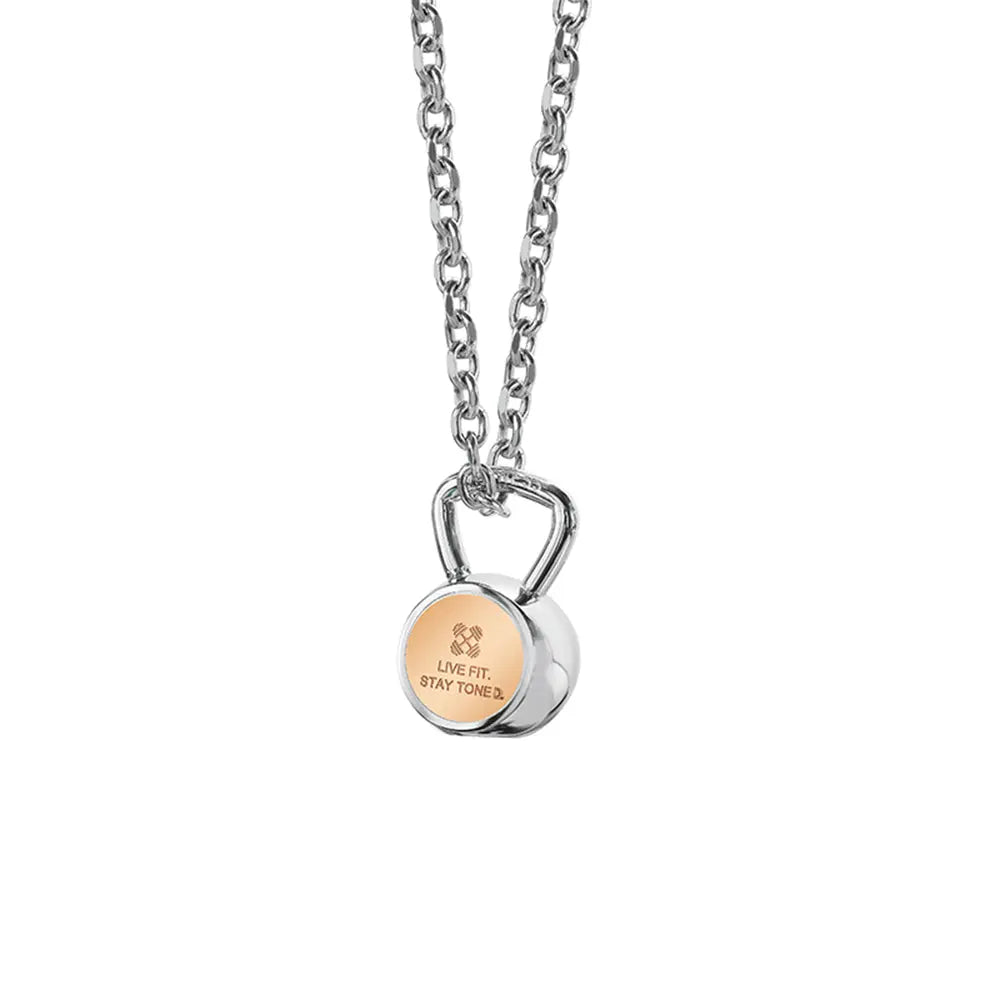 RAWNESS Necklace Kettle-bell Shaped Pendant Fitness CrossFit Gift - RAWNESS