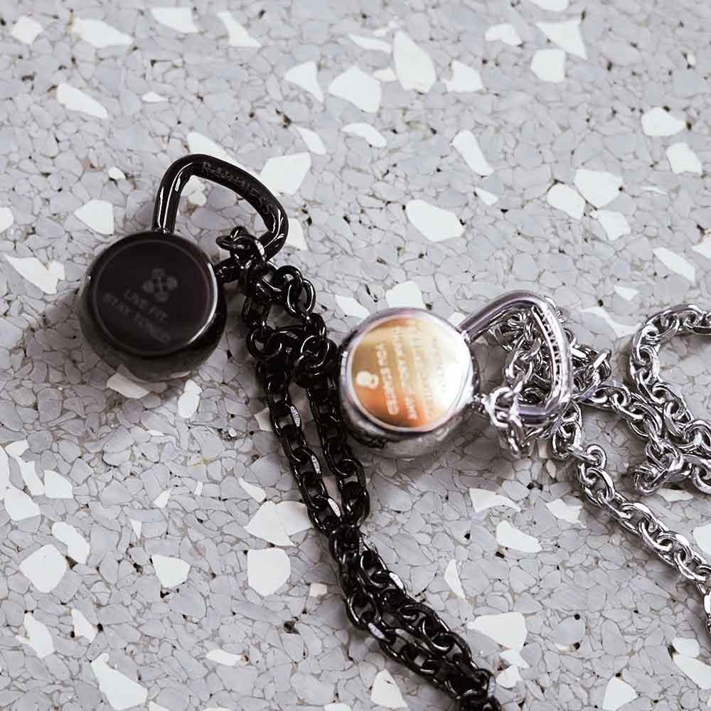RAWNESS Necklace Kettle-bell Shaped Pendant Fitness CrossFit Gift - RAWNESS