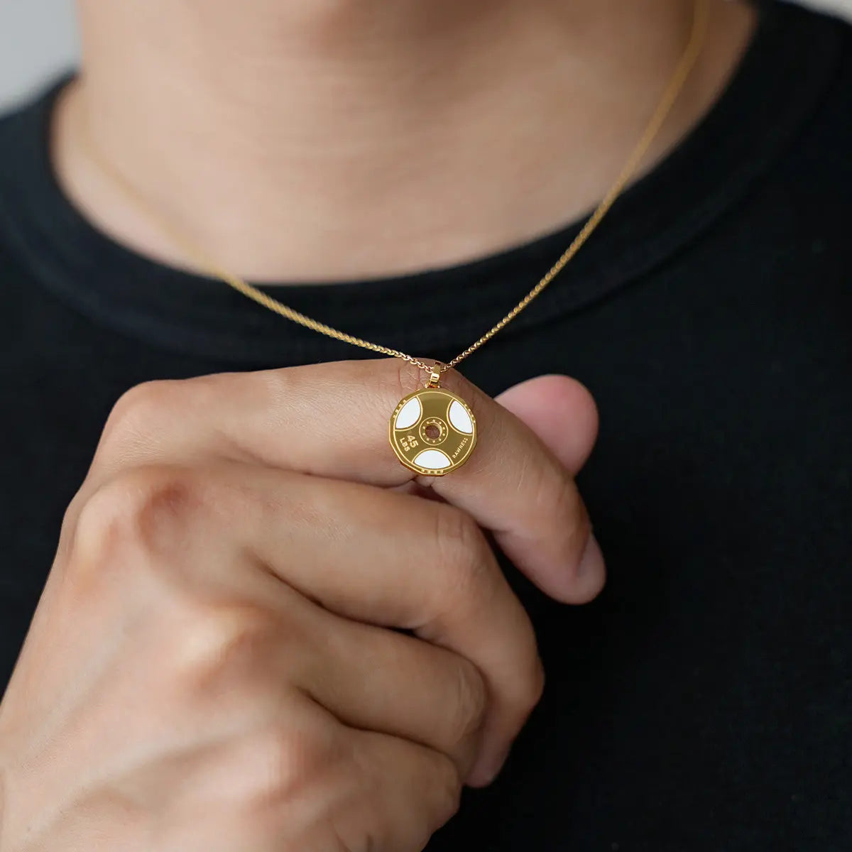 RAWNESS Necklace Mini Weight Plate Pendant RAWNESS