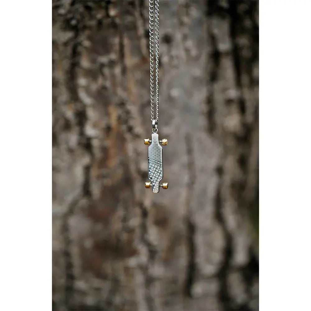 RAWNESS Necklace Skateboard Shaped Pendant Street Culture - RAWNESS