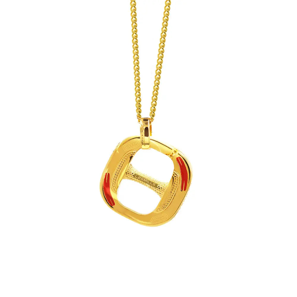 RAWNESS Necklace Weight Plate Shaped Pendant Les Mills BodyPump - RAWNESS