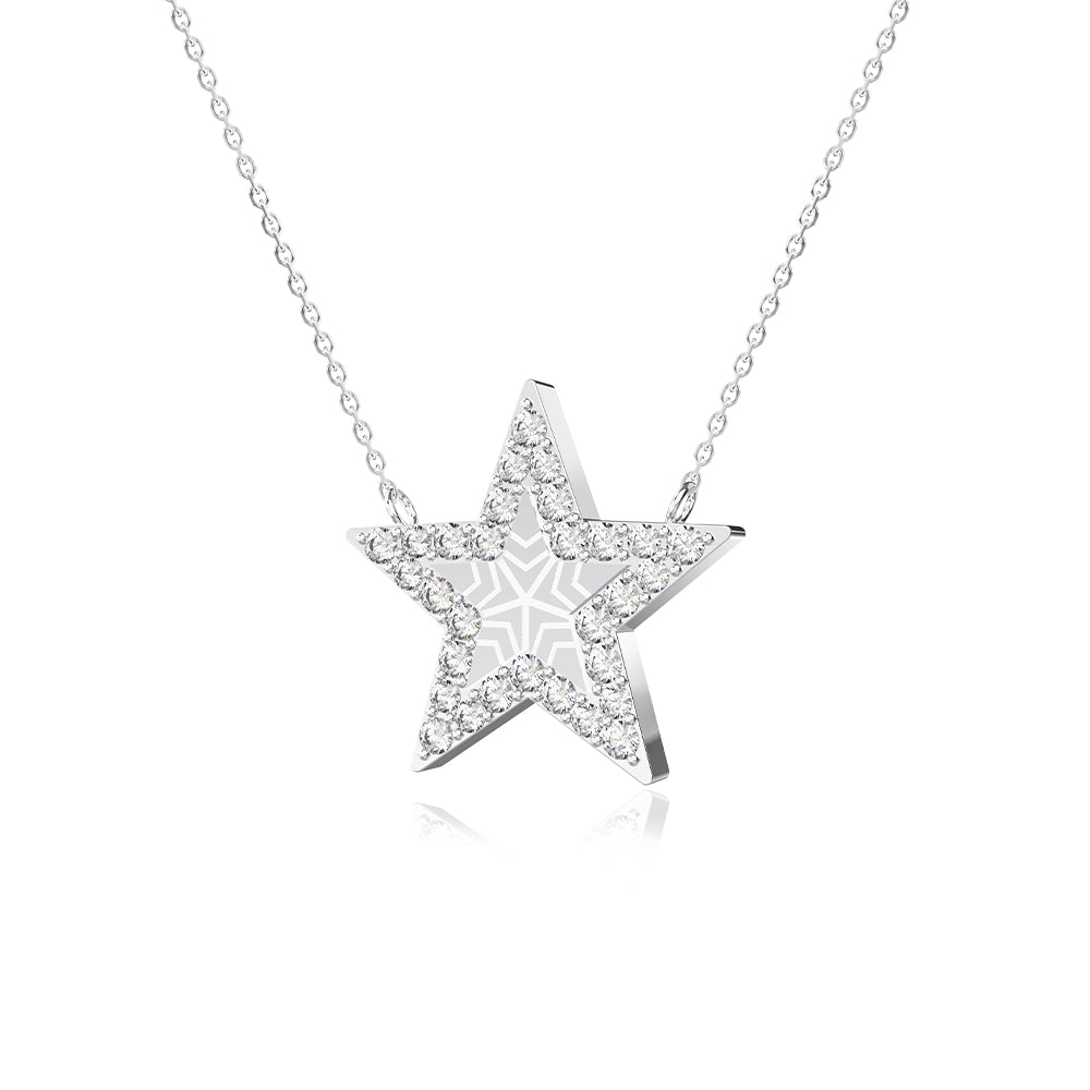 Star Choker Necklace - 925 Silver - RAWNESS