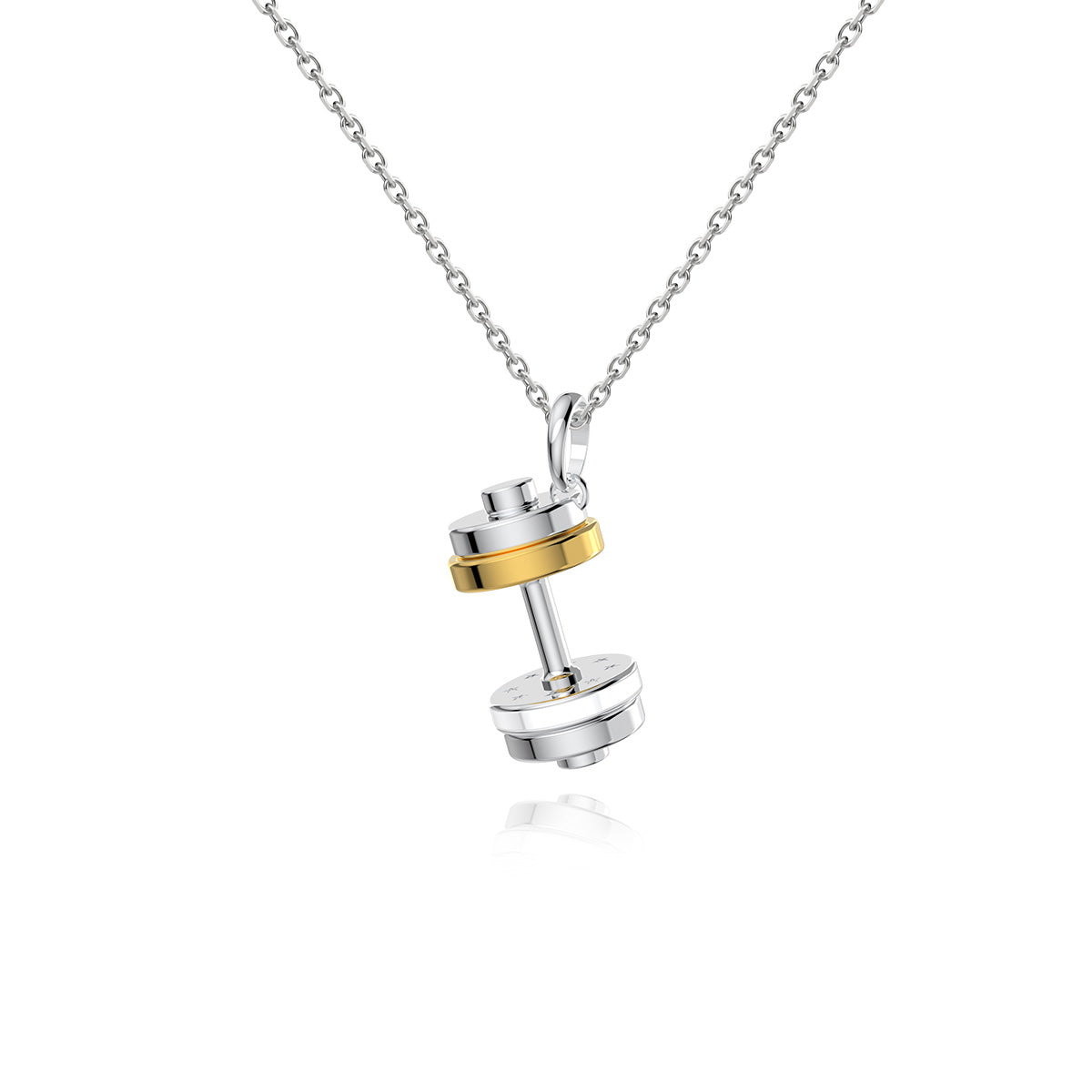 RAWNESS Ceramic Accent Dumbbell Necklace RAWNESS