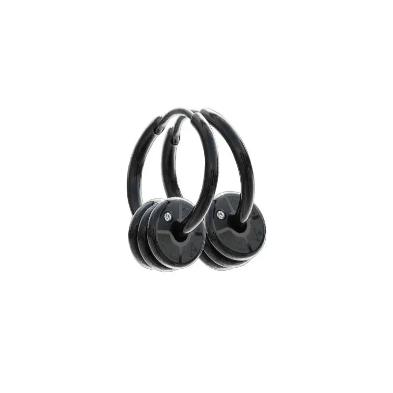 RAWNESS Weight Plate Hoop Earrings - RAWNESS