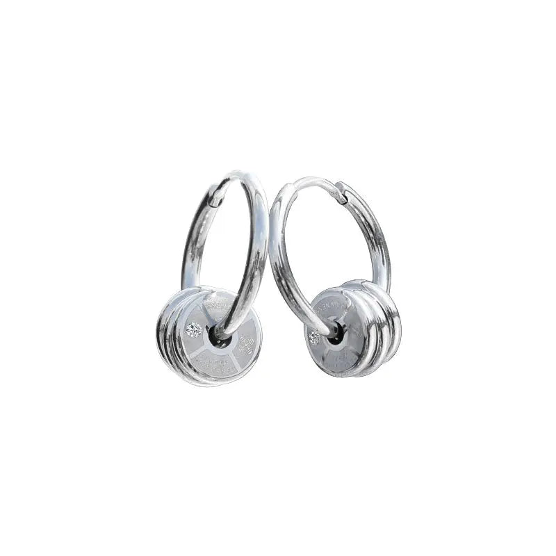 RAWNESS Weight Plate Hoop Earrings - RAWNESS