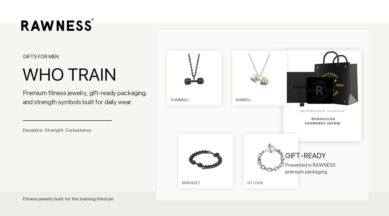 Built for the Work: RAWNESS Jewelry Gifts for Men Who Train