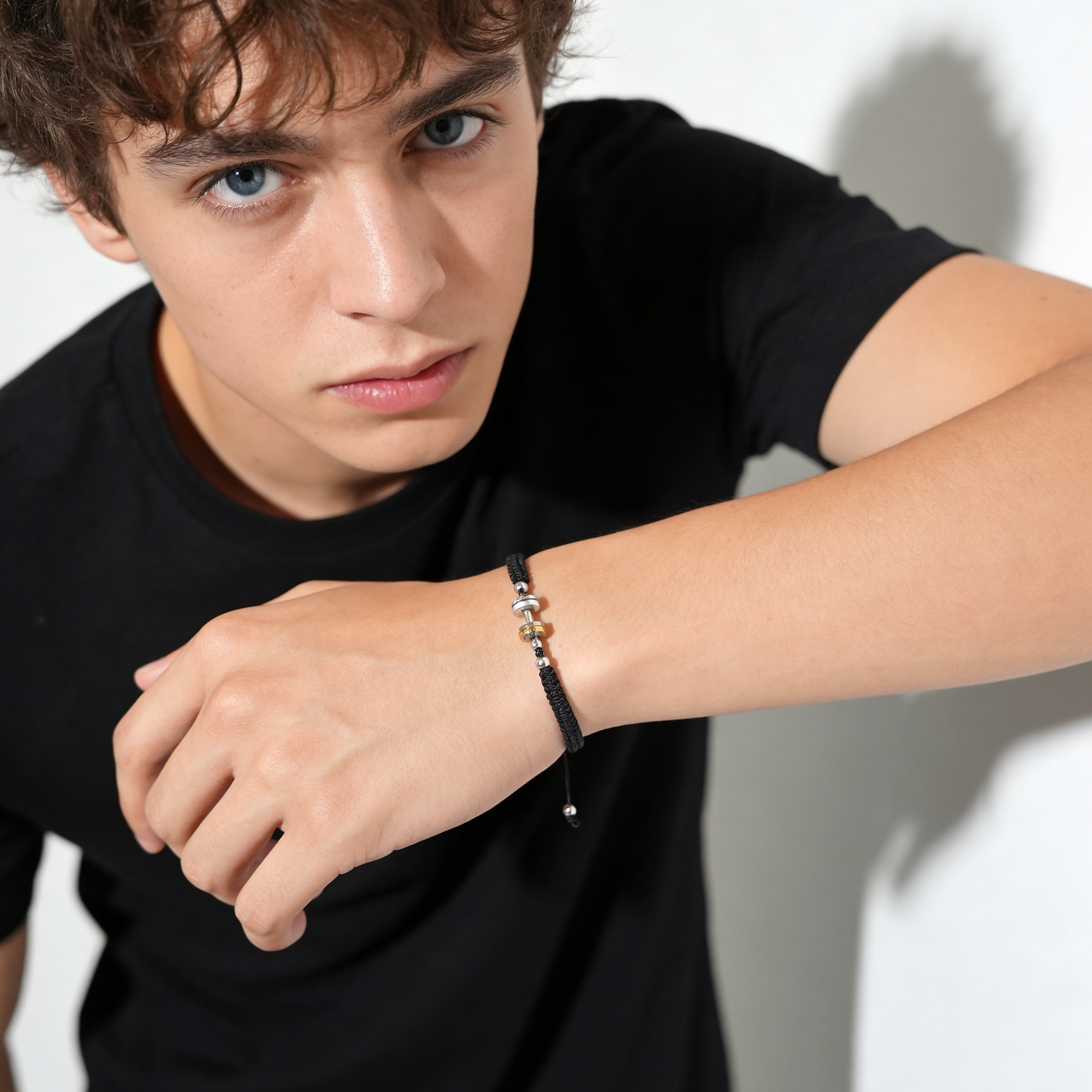 Ceramic Dumbbell Cord Bracelet RAWNESS® | Where Fitness Meets Fashion