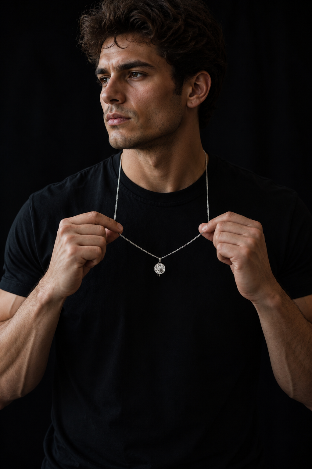 Train Hard Sweat Coin Necklace | RAWNESS RAWNESS®