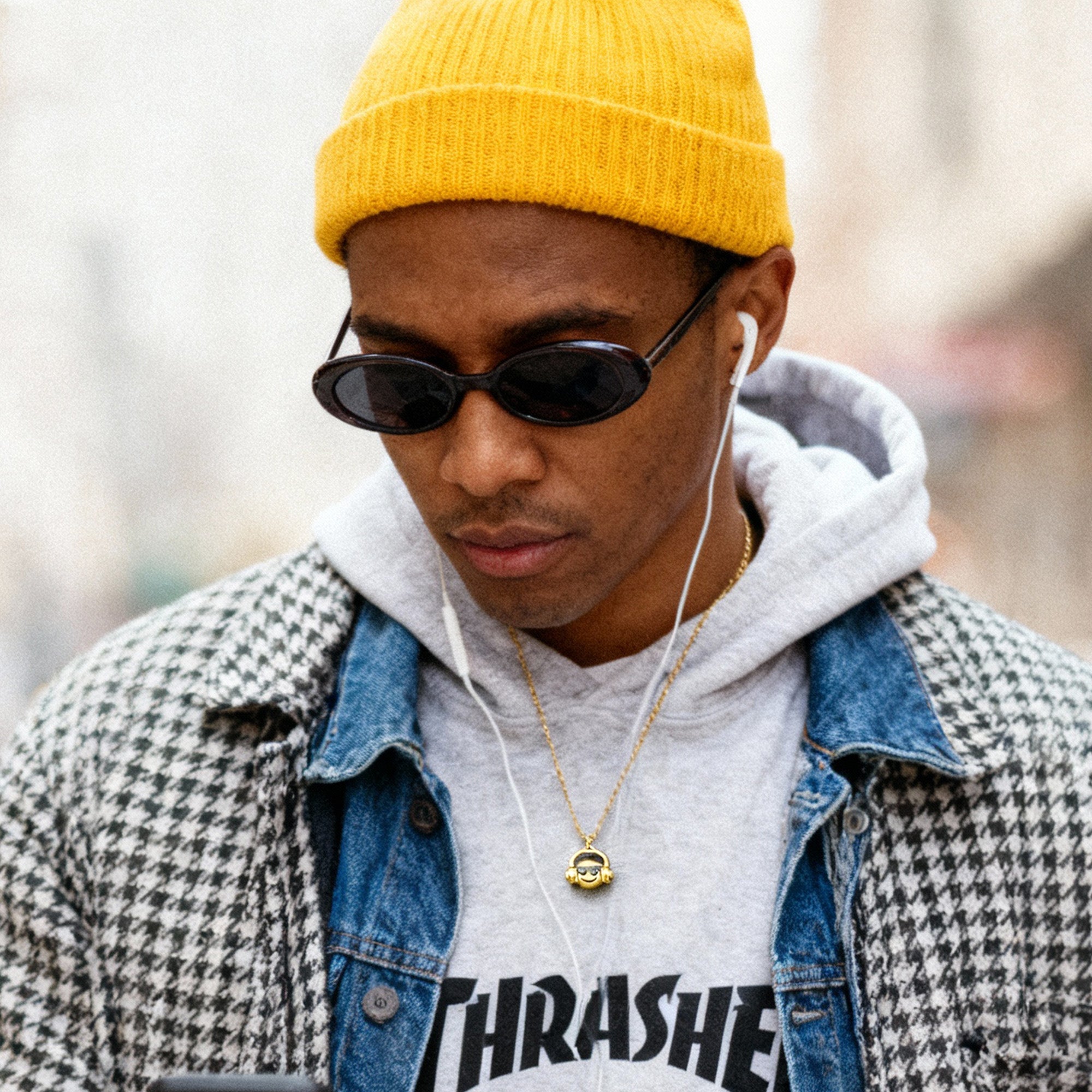 RAWNESS Dual-Mood Emoji Necklace RAWNESS