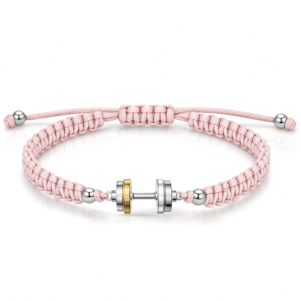Ceramic Dumbbell Cord Bracelet RAWNESS® | Where Fitness Meets Fashion