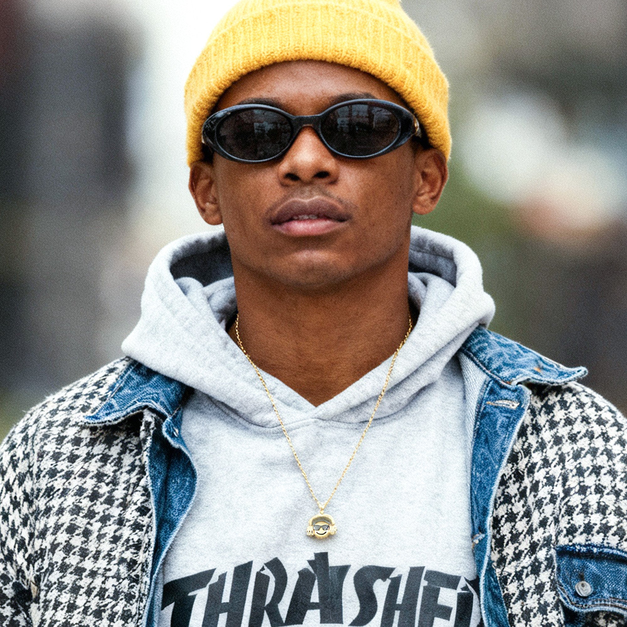 RAWNESS Dual-Mood Emoji Necklace RAWNESS