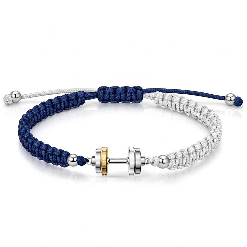Ceramic Dumbbell Cord Bracelet RAWNESS® | Where Fitness Meets Fashion