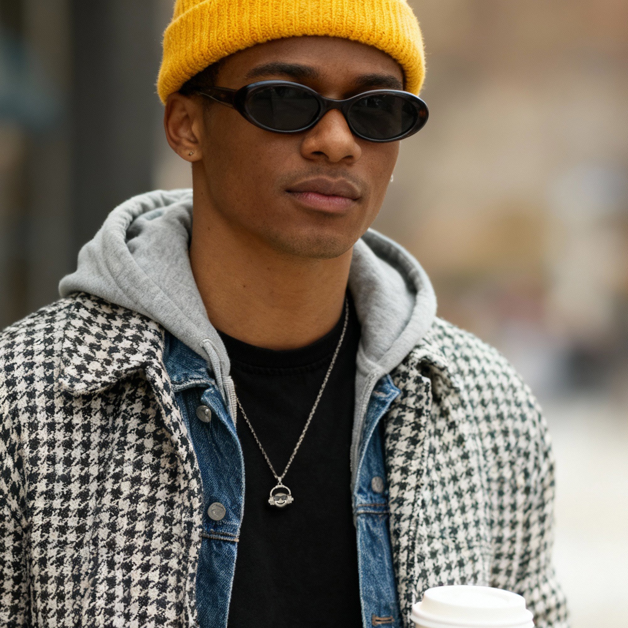 RAWNESS Dual-Mood Emoji Necklace RAWNESS