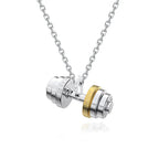 RAWNESS Necklace Classic Barbell Shaped Pendant - RAWNESS