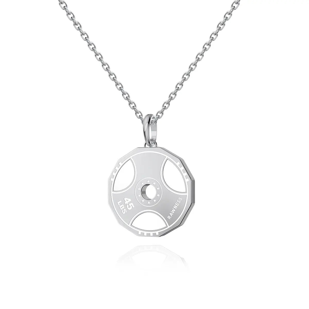RAWNESS Necklace Mini Weight Plate Pendant RAWNESS