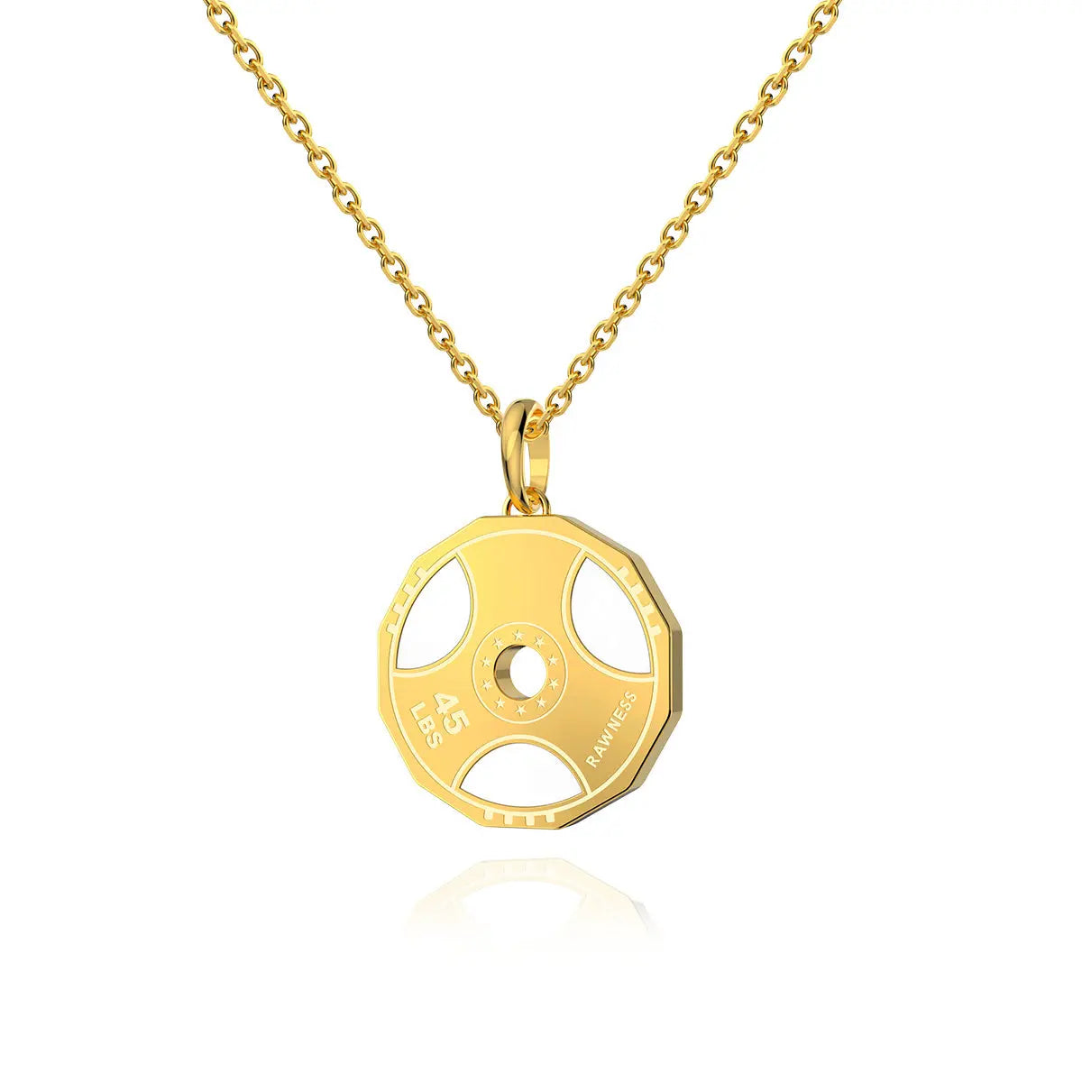 RAWNESS Necklace Mini Weight Plate Pendant RAWNESS