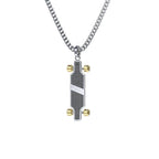RAWNESS Necklace Skateboard Shaped Pendant Street Culture - RAWNESS