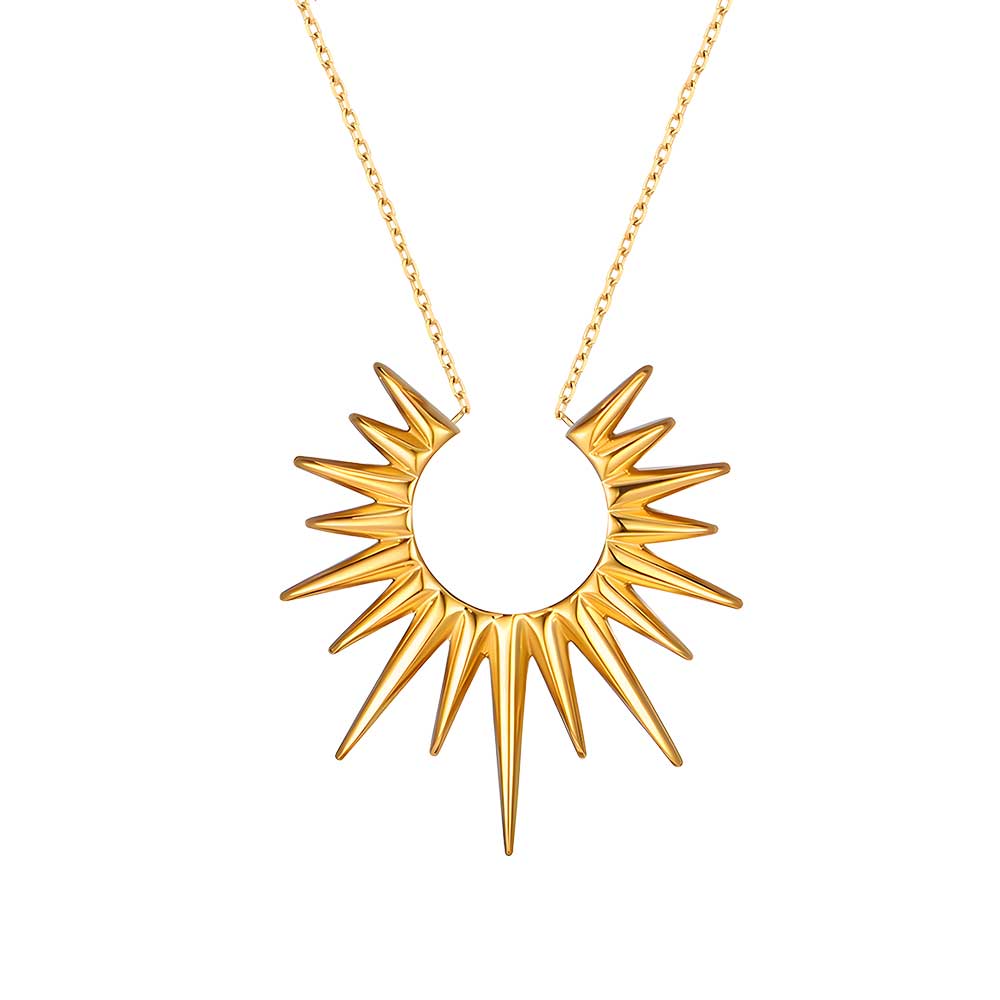 Ray of Sunshine Golden Necklace