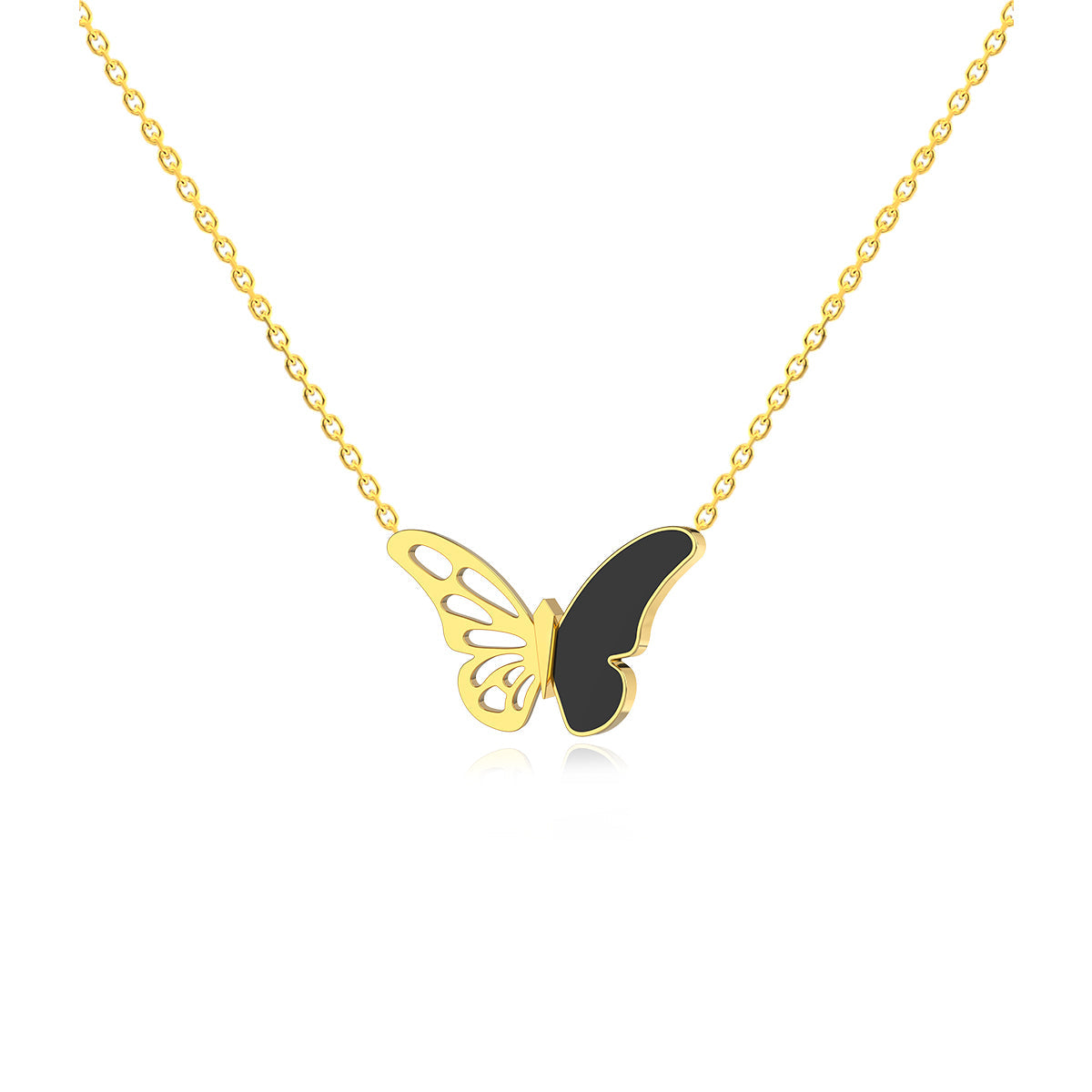 RAWNESS Whispering Wings Butterfly Necklace RAWNESS