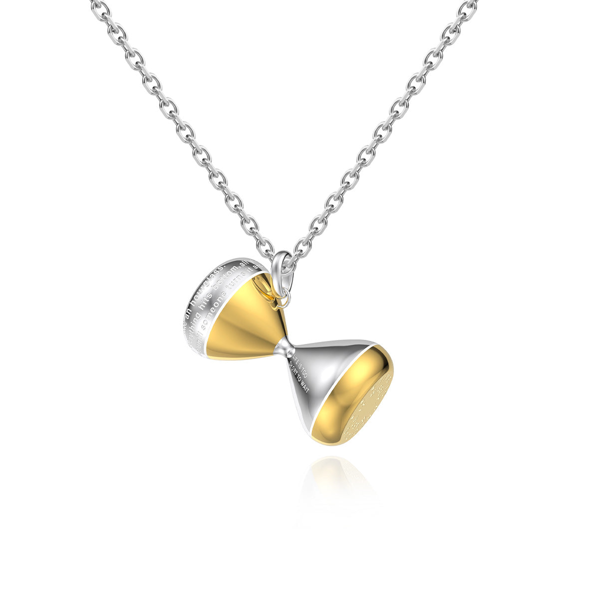RAWNESS Hourglass Pendant Necklace RAWNESS