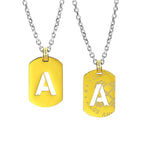 Letter Tag Nacklace - RAWNESS