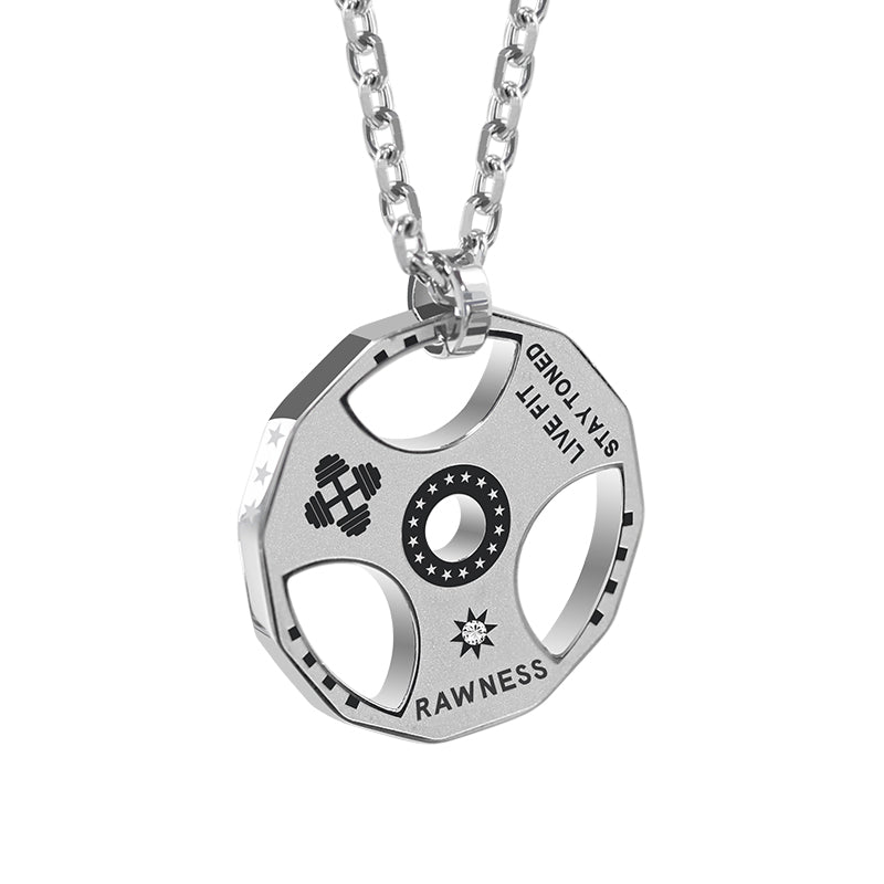 Signature Weight Plate Necklace - RAWNESS